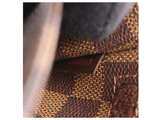 Borsello da vita Louis Vuitton Geronimos Damier Ebene Marrone - vista 5