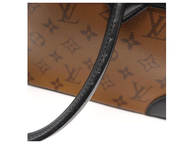 Borsa a mano 2-Way Louis Vuitton City Mall Marrone Nero - vista 12