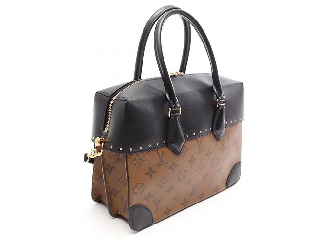 Borsa a mano 2-Way Louis Vuitton City Mall Marrone Nero - vista 2
