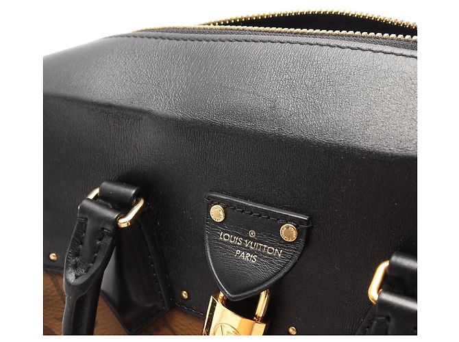 Borsa a mano 2-Way Louis Vuitton City Mall Marrone Nero - vista 8