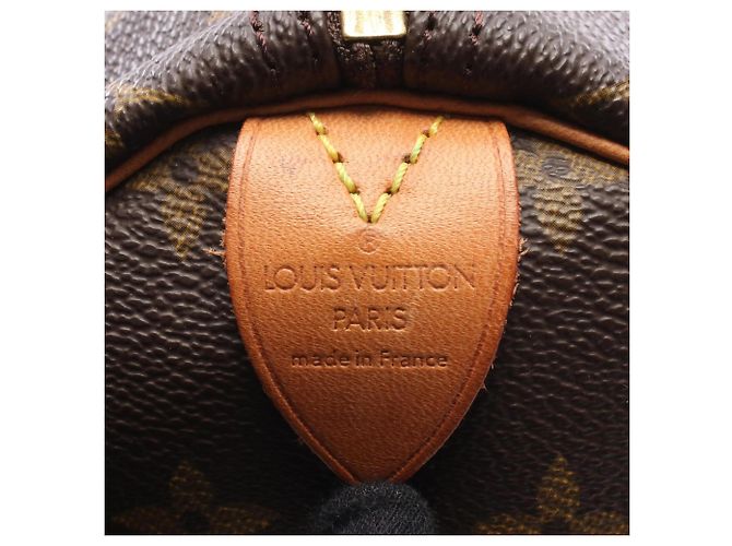 Borsa Louis Vuitton Speedy 40 Monogram Marrone - vista 4