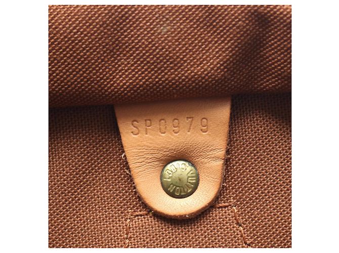 Borsa Louis Vuitton Speedy 40 Monogram Marrone - vista 5
