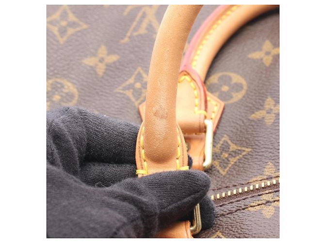 Borsa Louis Vuitton Speedy 40 Monogram Marrone - vista 7