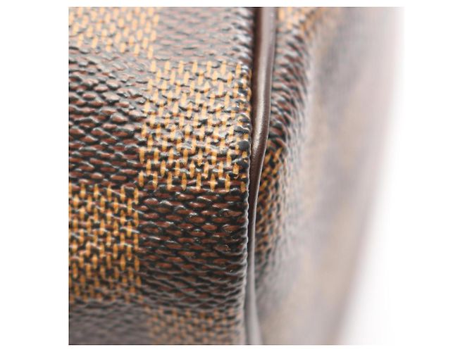 Borsa Louis Vuitton Speedy 30 Damier Ebene Marrone - vista 9