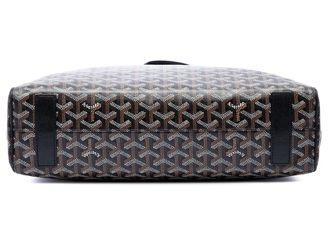 Goyard Black Goyardine Voltaire Nero - vista 3
