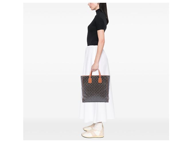 Goyard Black Goyardine Voltaire III Nero - vista 6