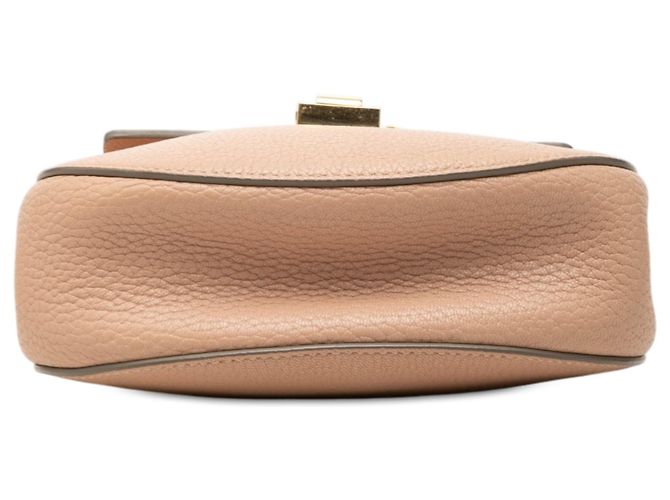 Chloé Mini Borsa a Tracolla Drew in Pelle Rosa - vista 3