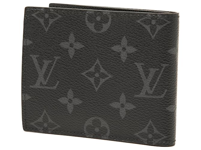 Cartera Louis Vuitton Black Monogram Eclipse Marco Negro - vista 2