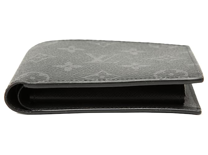 Cartera Louis Vuitton Black Monogram Eclipse Marco Negro - vista 3
