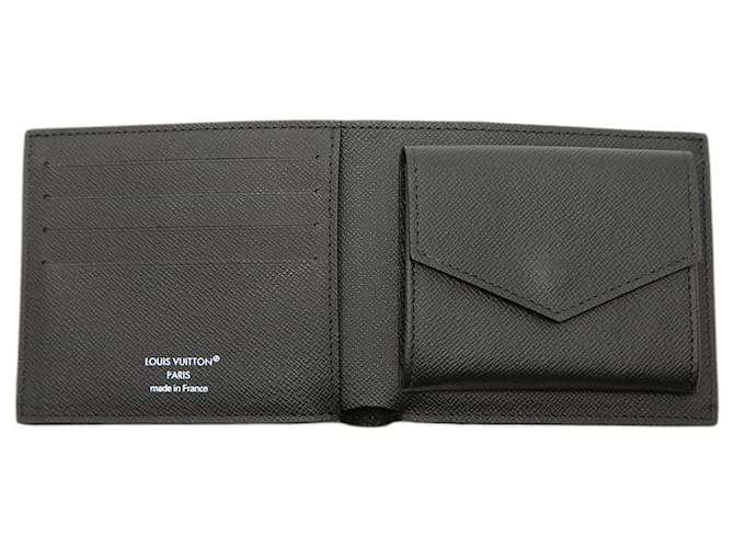 Cartera Louis Vuitton Black Monogram Eclipse Marco Negro - vista 4