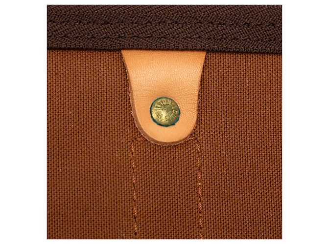 Louis Vuitton Brown Monogram Keepall 55 Castaño - vista 7