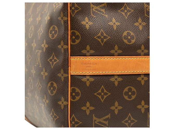 Louis Vuitton Brown Monogram Keepall Bandouliere 60 - view 5