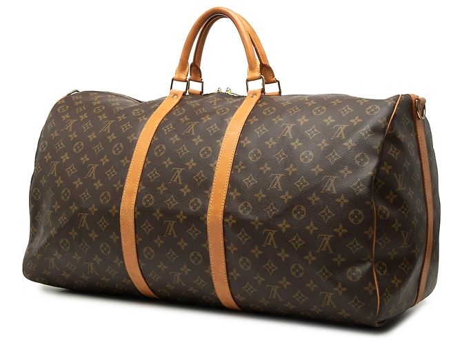 Louis Vuitton Brown Monogram Keepall Bandouliere 60 Marrone - vista 2