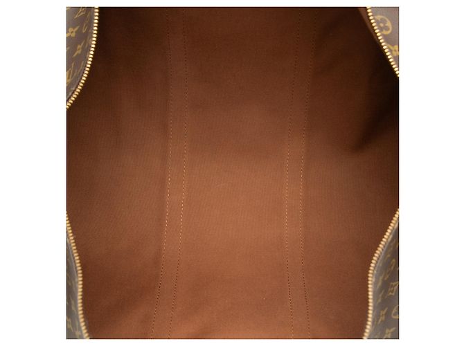 Louis Vuitton Brown Monogram Keepall Bandouliere 60 Marrone - vista 4