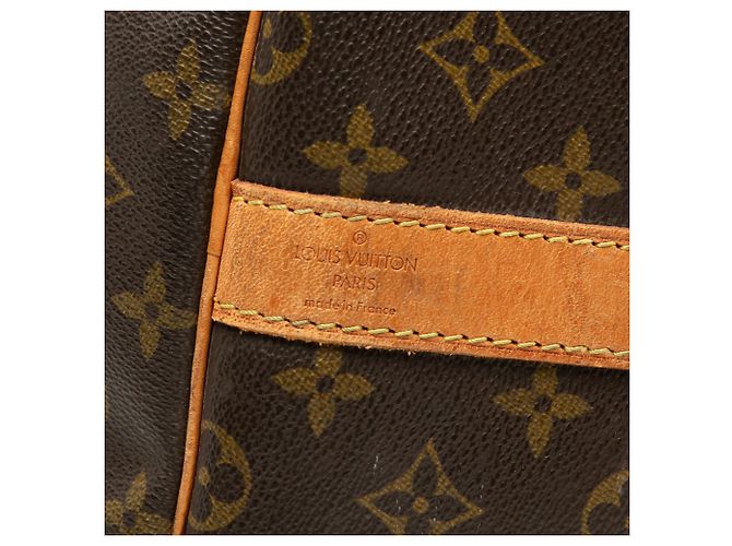 Louis Vuitton Brown Monogram Keepall Bandouliere 60 Marrone - vista 5