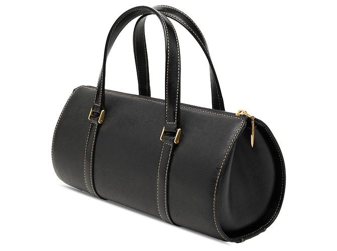 Borsa a mano Burberry in pelle nera Nero - vista 2