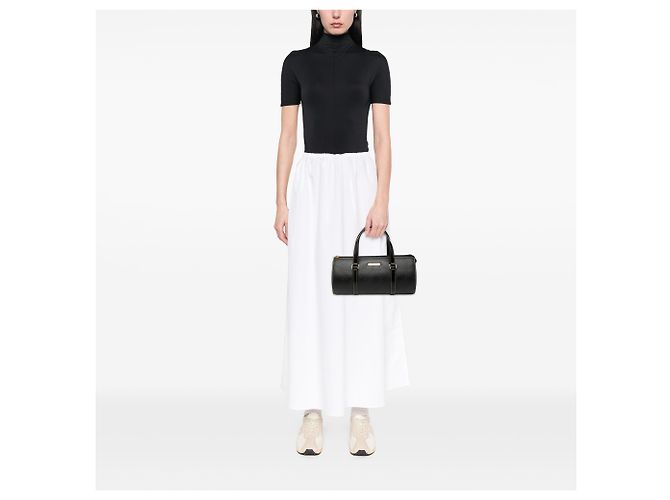 Borsa a mano Burberry in pelle nera Nero - vista 6