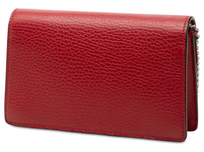Borsa a tracolla Mini Dionysus in pelle rossa Gucci Rosso - vista 2
