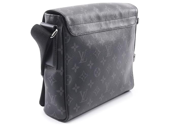 Louis Vuitton Black Monogram Eclipse District PM Negro - vista 2