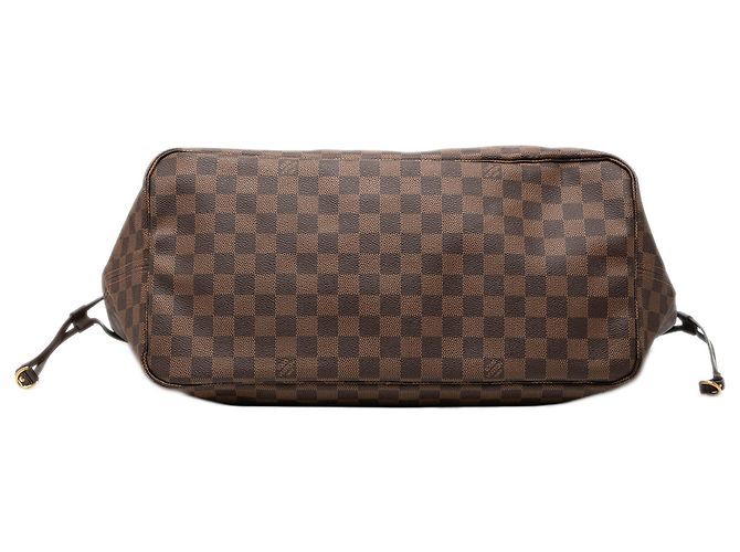 Louis Vuitton Brown Damier Ebene Neverfull GM Marrone - vista 3