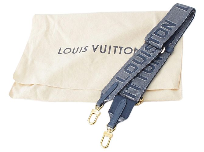 Louis Vuitton Blue Monogram Embossed Denim Lambskin Coussin PM - vista 14