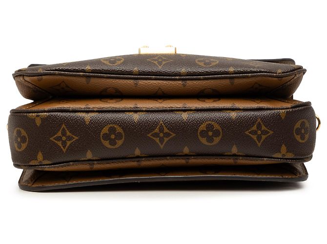 Louis Vuitton Brown Monogram Reverse Pochette Metis Castaño - vista 3