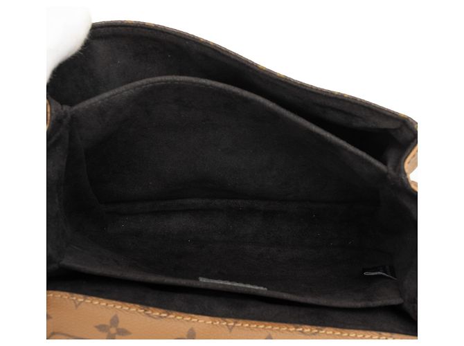 Louis Vuitton Brown Monogram Reverse Pochette Metis Castaño - vista 4