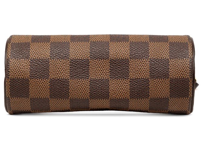 Louis Vuitton Brown Damier Ebene Papillon Pochette Marrone - vista 3