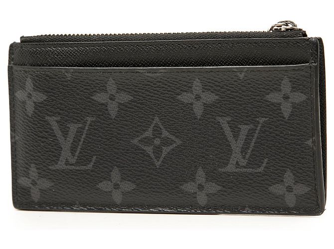 Tarjetero y monedero Louis Vuitton Black Monogram Eclipse Reverse Taigarama Negro - vista 2