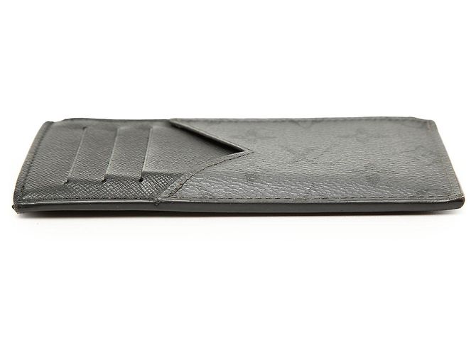 Tarjetero y monedero Louis Vuitton Black Monogram Eclipse Reverse Taigarama Negro - vista 3