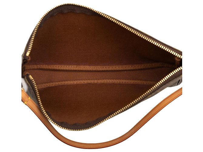 Louis Vuitton Brown Monogram Pochette Accessoires Castaño - vista 4