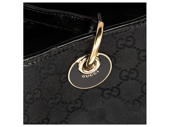 Tote Gucci Black GG Canvas Eclipse Nero - vista 7