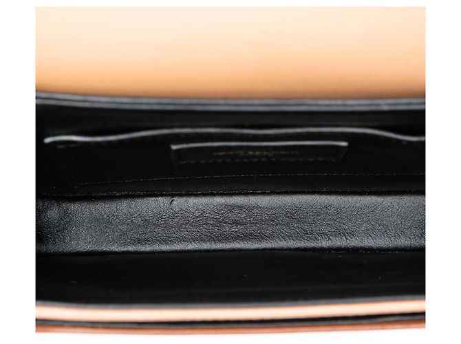 Bolsa Solferino Saint Laurent Small em couro de bezerro bege com estampa de leopardo com caixa - vista 4