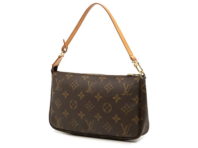 Louis Vuitton Brown Monogram Pochette Accessoires Marron - vue 2