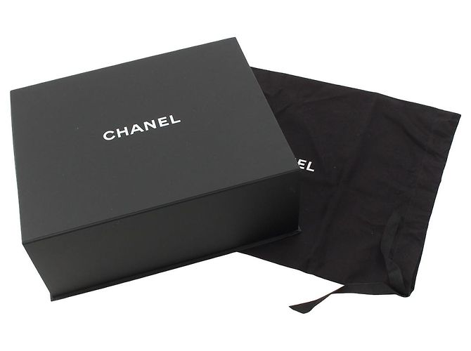 Chanel Black CC Quilted Tweed Single Flap Nero - vista 12