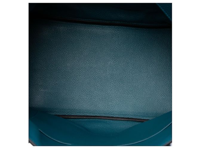 Hermès Blue Clemence Birkin Retourne 35 - vista 4