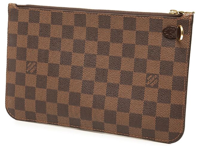 Pouch Louis Vuitton Brown Damier Ebene Neverfull MM Marrone - vista 2