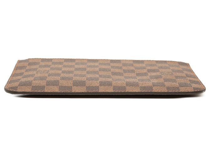 Pouch Louis Vuitton Brown Damier Ebene Neverfull MM Marrone - vista 3