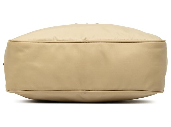 Saffiano Borsa Camera Prada in Tessuto Beige - vista 3