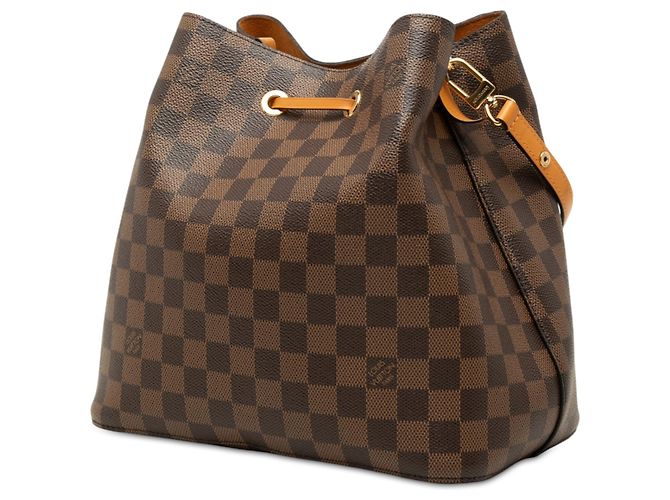 Néonoé Louis Vuitton Brown Damier Ebene Neonoe MM Marrone - vista 2