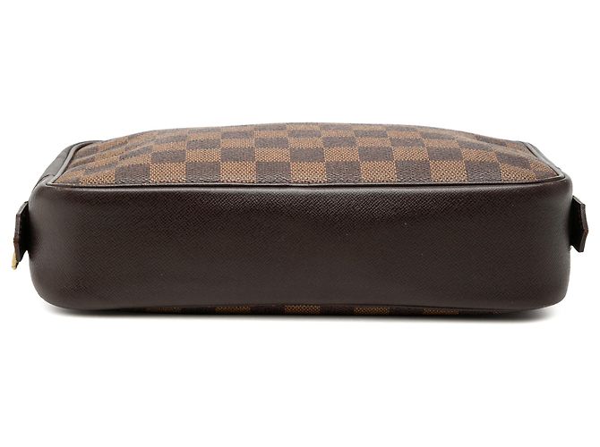 Louis Vuitton Brown Damier Ebene Trousse Toilette 25 Marrone - vista 3