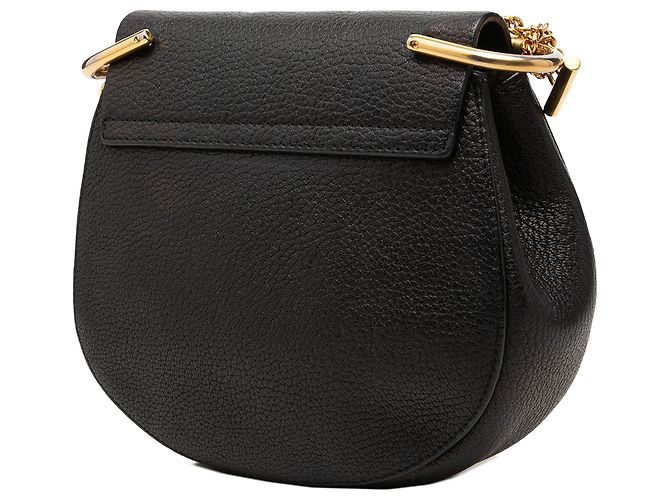 Chloé Mini Borsa a Tracolla Drew in Pelle Nera Nero - vista 2