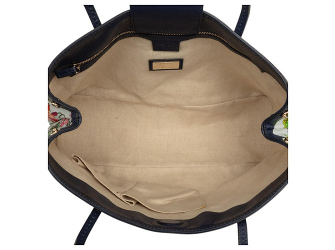 Saco Tote Gucci Flora Médio em lona branca Branco - vista 4