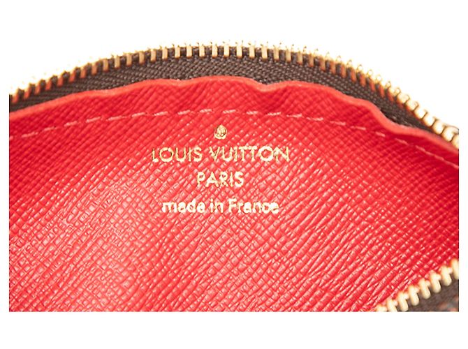 Louis Vuitton Brown Damier Ebene Papillon Pochette Marrone - vista 5
