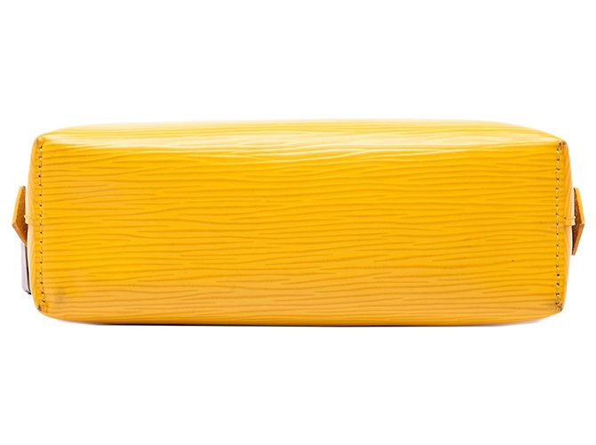 Louis Vuitton Yellow Epi Cosmetic Pouch PM Gelb - Ansicht 3