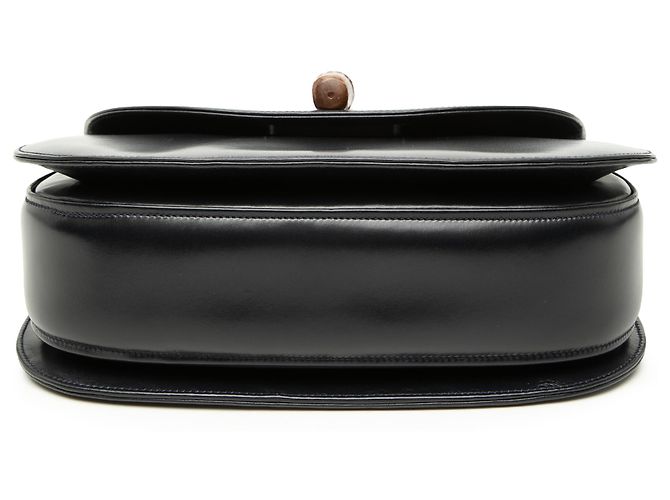 Gucci Black Calfskin Bamboo Night Nero - vista 3