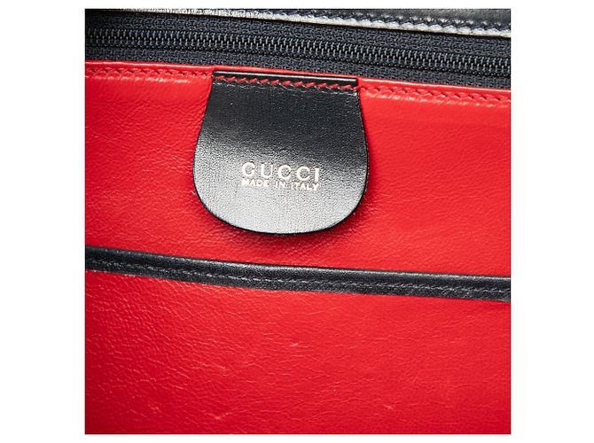 Gucci Black Calfskin Bamboo Night Nero - vista 5