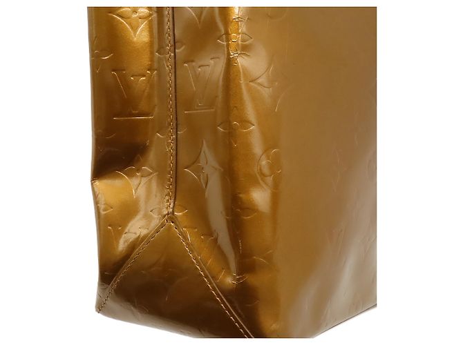 Louis Vuitton Brown Monogram Vernis Reade MM Marrone Bronzo - vista 4