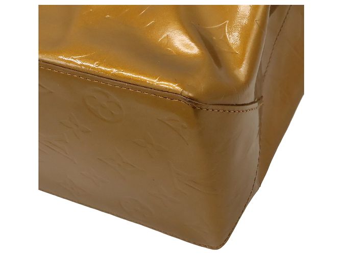 Louis Vuitton Brown Monogram Vernis Reade MM Marrone Bronzo - vista 5