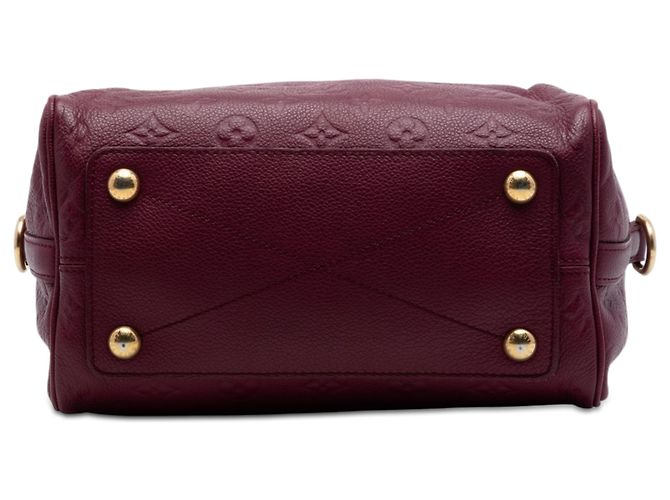 Louis Vuitton Red Monogram Empreinte Speedy Bandouliere 25 Dark red - view 3